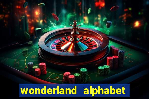 wonderland alphabet comic studio